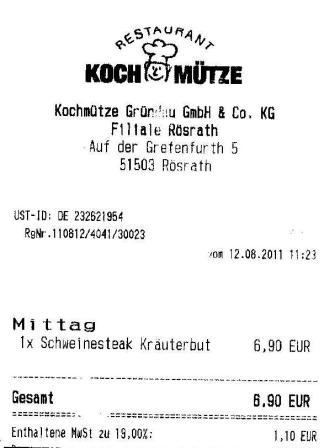 detr Hffner Kochmtze Restaurant